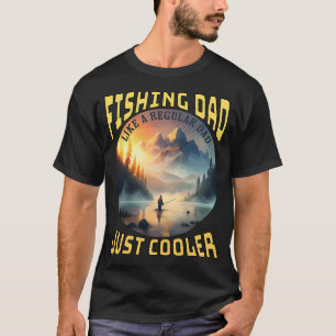 Funny Vintage Fishing Art For Men Women Kids Fishi T-Shirt