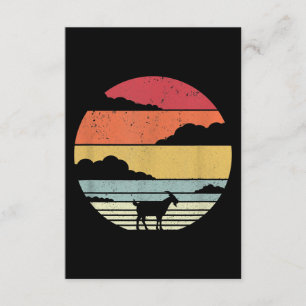 Funny Vintage Goat Gift Enclosure Card
