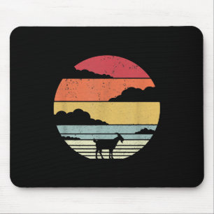 Funny Vintage Goat Gift Mouse Mat