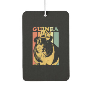 Funny Vintage Guinea Pig Gifts Car Air Freshener