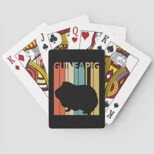 Funny Vintage Guinea Pig Playing Cards