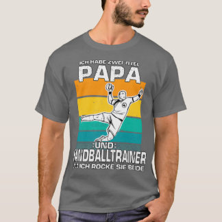 Funny vintage handball player retro handball coach T-Shirt
