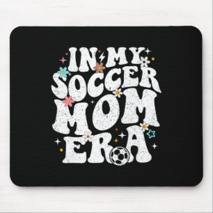 Funny Vintage In My Soccer Mom Era Footbyll Mama G Mouse Mat