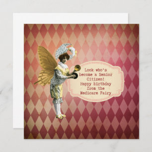 Funny Vintage Medicare Senior Birthday