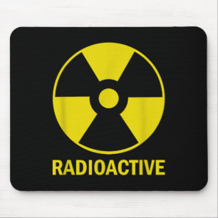 Funny Vintage Nostalgic Radioactive Nuclear War Sy Mouse Mat
