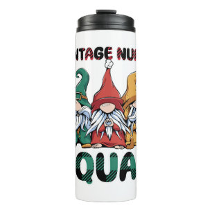 Funny Vintage Nurse Squad Nursing Gnomes Thermal Tumbler