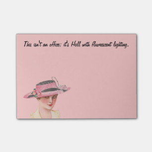 Funny Vintage Office Humour Post-it Notes