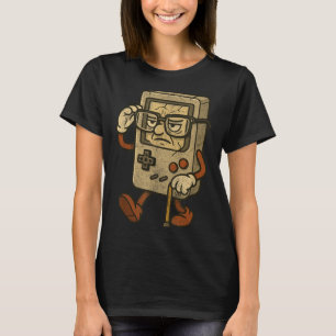 Funny Vintage Old Gamer Retro Video Game Old Gamer T-Shirt