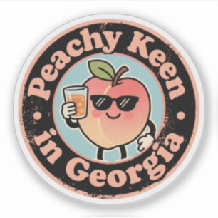 Funny Vintage Peachy Keen in Georgia Peach