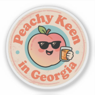 Funny Vintage Peachy Keen in Georgia Peach