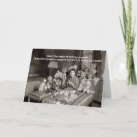 Funny Vintage Photo Young Girl Surrounded by Dolls