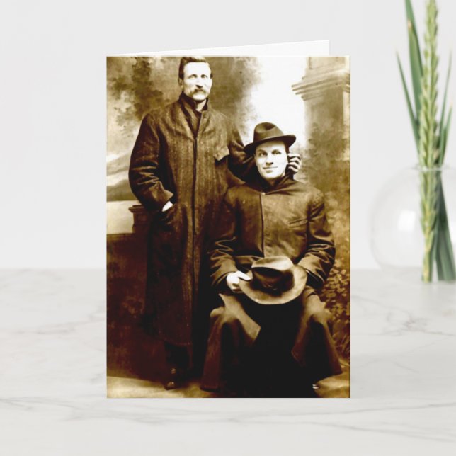 Funny Vintage Picture Birthday Card (Front)