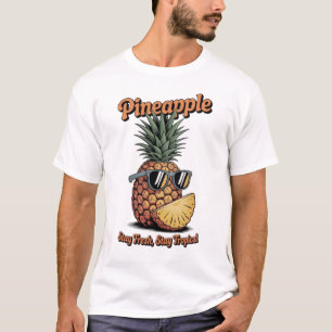 Funny Vintage Pineapple Tropical Retro T-Shirt