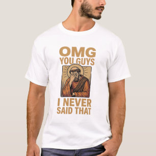 Funny Vintage Religious Facepalm Quote Shirt Desig