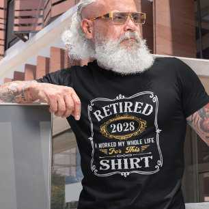 Funny Vintage Retirement Custom Year  T-Shirt
