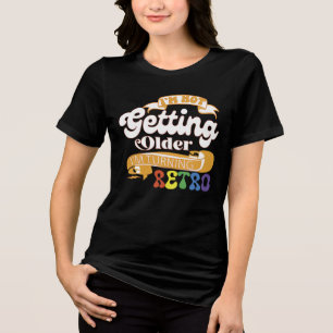 Funny Vintage Retro T-Shirt Tri-Blend Shirt