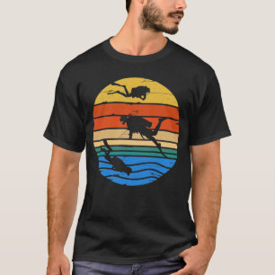 Funny Vintage Scuba Dive Diving Gear Underwater Di T-Shirt