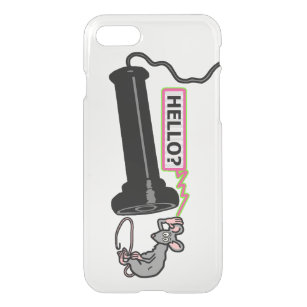 Funny Vintage Telephone and Retro Mouse Novelty iPhone SE/8/7 Case
