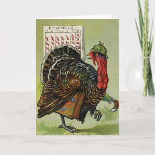 Funny Vintage Thanksgiving card