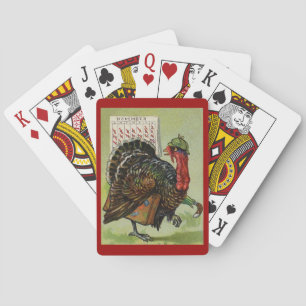 Funny Vintage Thanksgiving Turkey Playing Cards! Cards