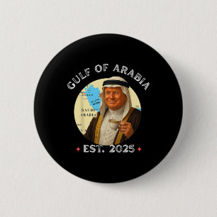Funny Vintage Trump Gulf Of Arabia Retro Gulf Of P 6 Cm Round Badge