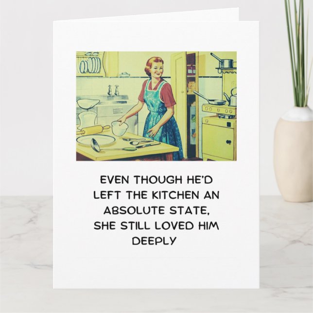 Funny Vintage Unique Valentine’s Card (Front)