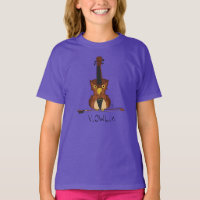 Funny Violin Cute Owl Musician Kids Music