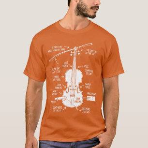 Funny Violin Fiddle Player Musician Humor gift gif T-Shirt