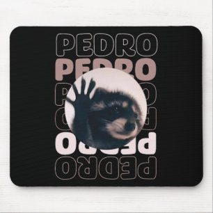 Funny Viral Pedro Dancing Racoon Meme Pedro Mouse Mat