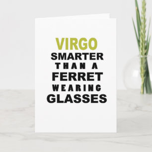 Funny Virgo Birthday Card