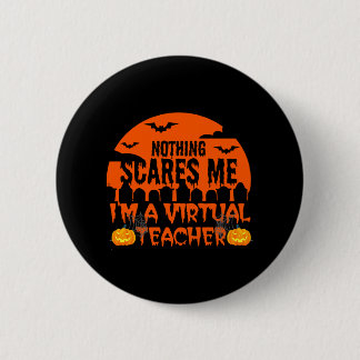 Funny Virtual Teacher 6 Cm Round Badge