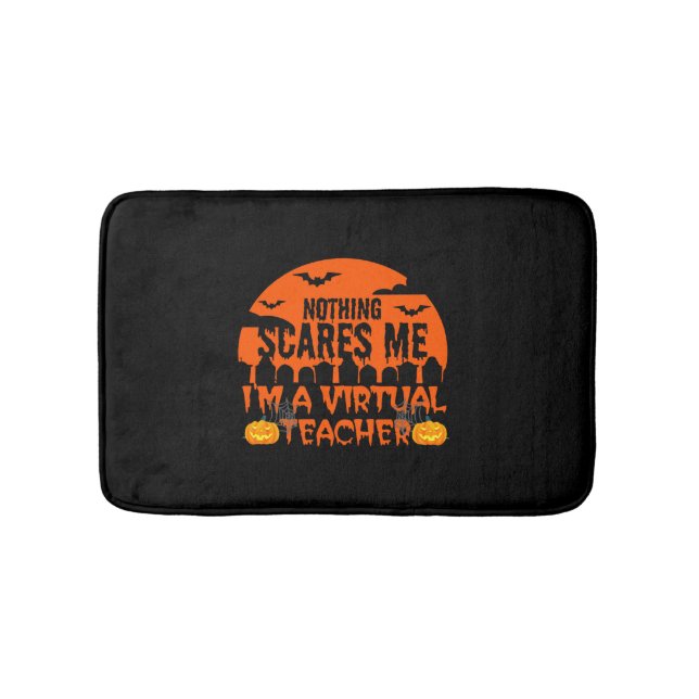Funny Virtual Teacher Bath Mat (Front)