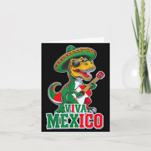 Funny viva mexico kids cinco de mayo dance mexican card