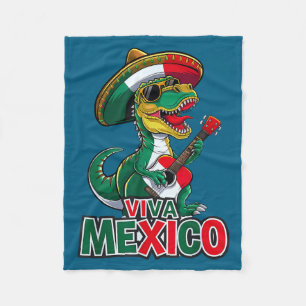 Funny viva mexico kids cinco de mayo dance mexican fleece blanket
