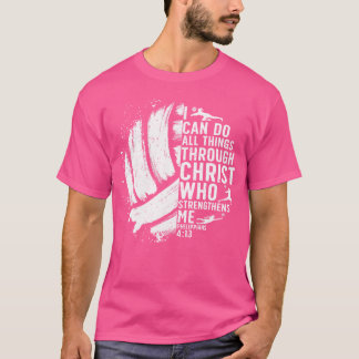Funny Volleyball Christian Boys Girls T-Shirt