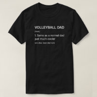 Funny Volleyball Dad Definition Volleyball Lover