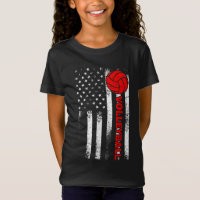 Funny Volleyball Design For Men Women USA Patrioti