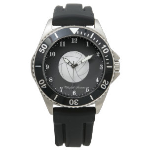Funny Volleyball fanatic customisable Watch