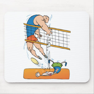Funny Volleyball Gift Mouse Mat