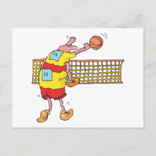 Funny Volleyball Gift Postcard