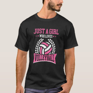Funny Volleyball  Graphic Women And Girls Volleyba T-Shirt