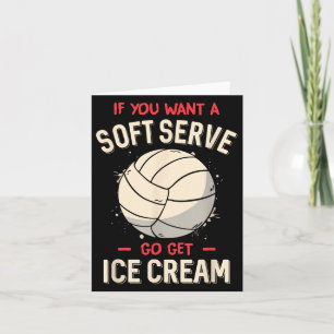 Funny Volleyball Shirt For Girls Teens Women Kids  Card