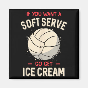 Funny Volleyball Shirt For Girls Teens Women Kids Magnet