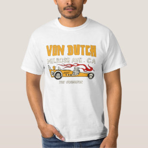 Funny Von Dutch Retro Drag Car T-Shirt