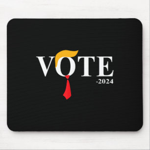 Funny Vote Trump 2024 Hair Tie Mouse Mat