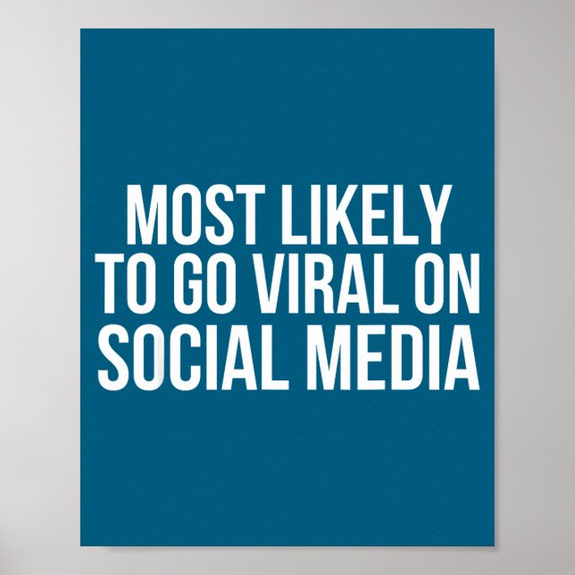 Funny Voted To Go Viral On Social Media Sibling Co Poster (Front)