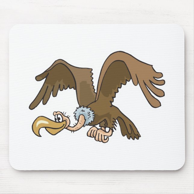 funny vulture mouse mat (Front)