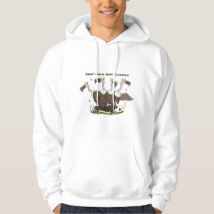 Funny vultures humour cartoon hoodie