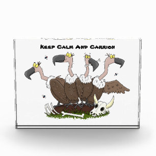 Funny vultures humour cartoon photo block