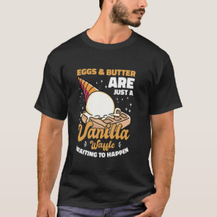 Funny Waffle Apparel For Boys Or Girls Vanilla Waf T-Shirt
